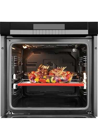 Lemestar Fırın Ve Mikrodalga Isı Yalıtım Bantı - Yiyecek Grubu Silikon, Kayma Engeli, Kolay Kurulum, 35cm Kırmızı Diğer