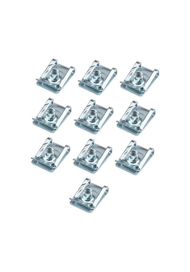 Ganzhoushop Suntek Somun M5 Klipsi Klip Elemanı Bağlantı Araç Aksesuarları Adet 10 Wk Gümüş