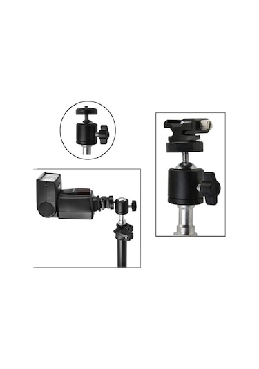 Tripod Slr Projeksiyon Kamera Ve Ring Light Için 360 Derece Döneb