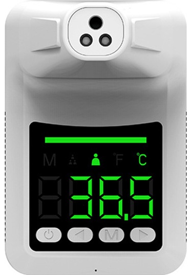 Shineyee Duvar Tipi Temassız Kızılötesi Ateş Ölçer: 6 Dil Sesli Uyarı, C/ F Geçiş, 50 Kayıt Hafıza, 3 Kurulum Seçeneği