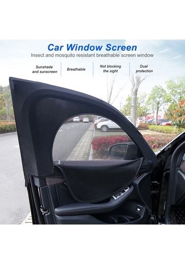 Artfulabode Sivrisinek Perdesi Nefes Korumalı Uv Korumalı Esnek 2 Adet 125x50cm - Eo