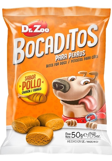 Dr. Zoo Bocaditos Tavuklu Yetişkin Köpek Ödülü 50 G