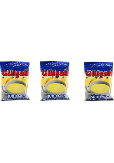Gülşah Sütlü Muz Aromalı İçecek Tozu 3 x 250 G