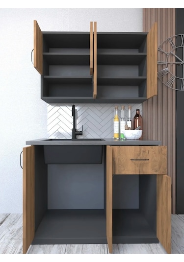 Ahşap Hazır Mutfak Dolabı