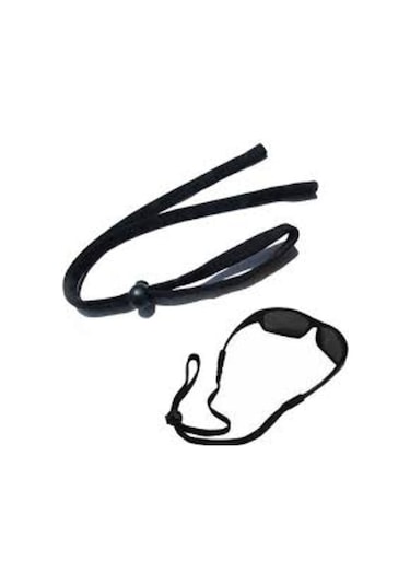 Siyah Spor Gözlük İpi Siyah