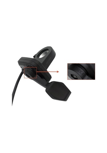 Pazly Elektrikli Bisiklet Scooter İçin Su Geçirmez Siyah Başparmak Gaz Siyah