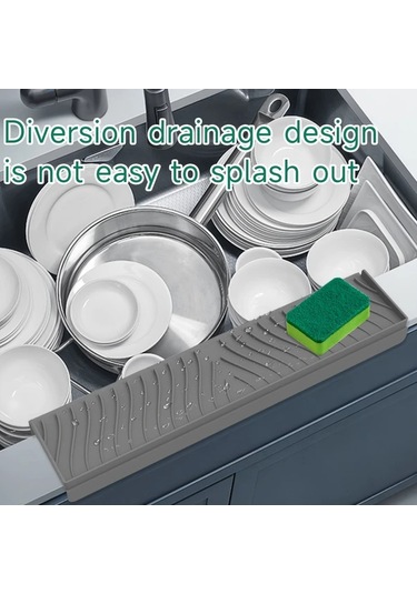 Willowhaven Siyah 20x7.4 Inç Emişli Katlanır Banyo Mutfak Splash Koruyucu Siyah