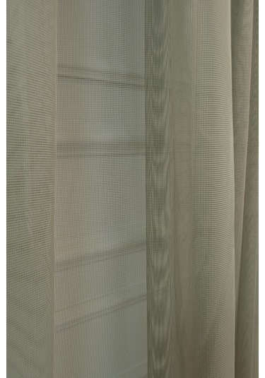 Ütü Sevmez Düz Kurşunlu Tül Perde Pilesiz Kahverengi-2486-kahverengi