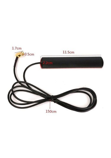 11.5 Cm 3 Dbi 2.4-2.5 Ghz Rf Sma Erkek 90 Derece Lte Patch Anten