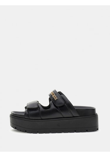 Guess Faxon Kadın Siyah Sandalet Fljfaxele03-black Siyah