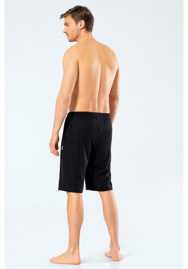 Cacharel 2172 Erkek Modal Bermuda Tek Alt - Siyah - L Siyah