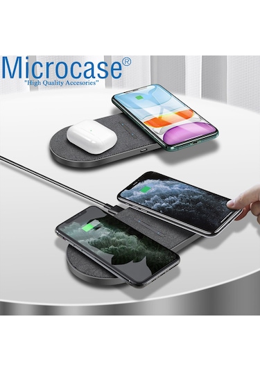 15w 2in1 Kablosuz Hızlı Şarj Standı - Al3912