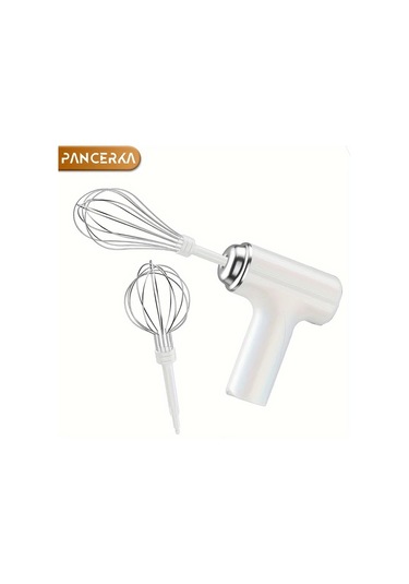 Elmpaly Pancerka Şarj Edilebilir Kablosuz El Mikseri Beyaz Diğer