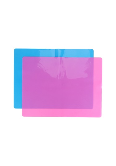 2 Paket A3 Ekstra Büyük Silikon Levha Kalıpları Mat, Mavi Ve Pembe Diğer