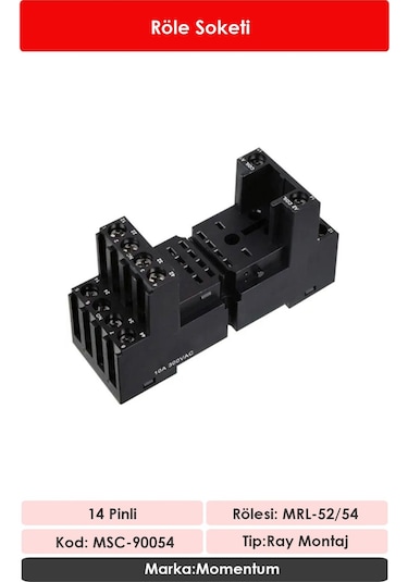 Momentum Röle Soketi 14 Pin MSC-90054