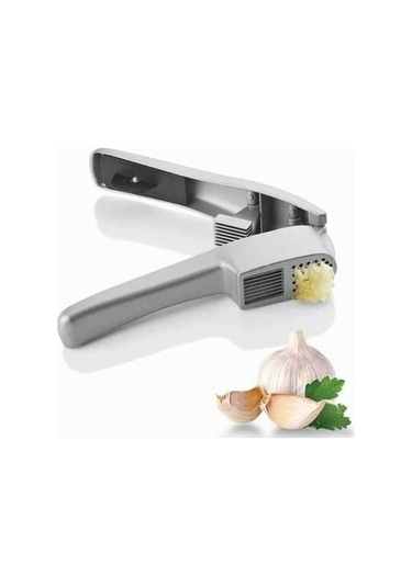 Ankatek : Çelik Sarımsak Presi - 2'si 1'de Dilimleme Ve Ezme Fonksiyonu Gümüş Gümüş