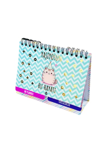 Yaşıyosun Bu Hayatı V2 Tasarımlı Konuşan Planner 1227 Renkli