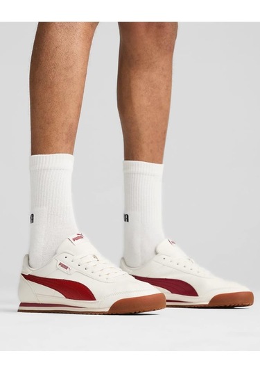 Puma Turino Iı 397452 06 Unisex Sneaker Ayakkabı Krem Bordo 36-45 Krem