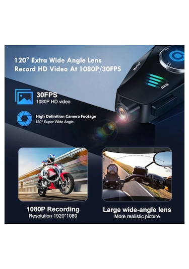 Vothoon Q28 Motosiklet Kask Bluetooth Kulaklık