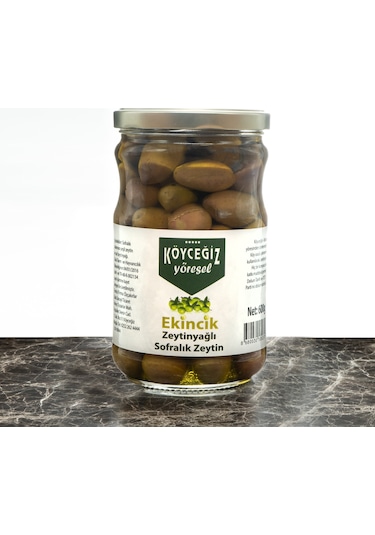Köyceğiz Yöresel Ekincik Sofralık Zeytin 600 G