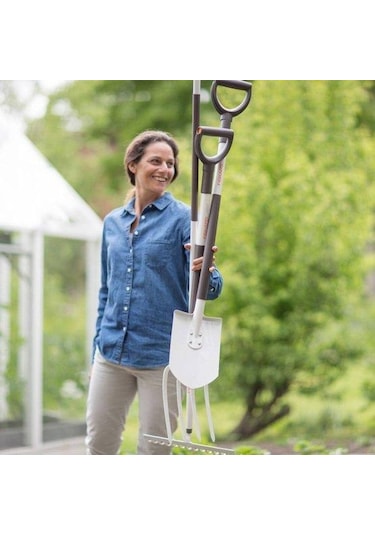 Fiskars 1019608 Toprak Tırmığı Beyaz