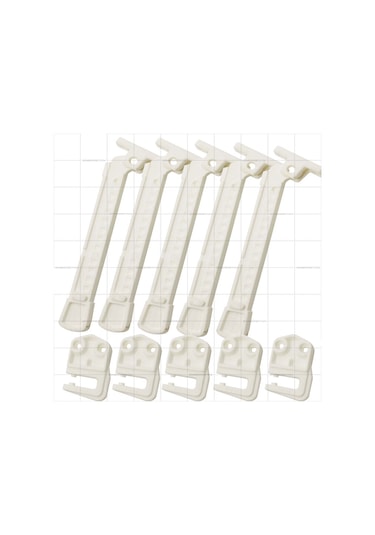 Pencere Havalandırma Mandalı Kolu 12 Kademe 5 Adetli Bj031