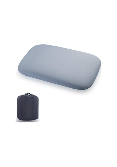 Geeksen Taşınabilir Hafif Seyahat Boyun Yastığı, Hafıza Köpüğü Ve Kolay Temizlenebilir Kılıf İle Rahatlık Sunar Gri