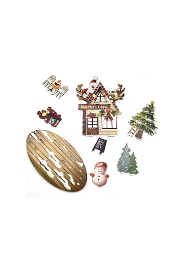 Suntek 2x Yılbaşı Evi 3d Bulmaca Seti Yetişkinler İçin Oyuncak