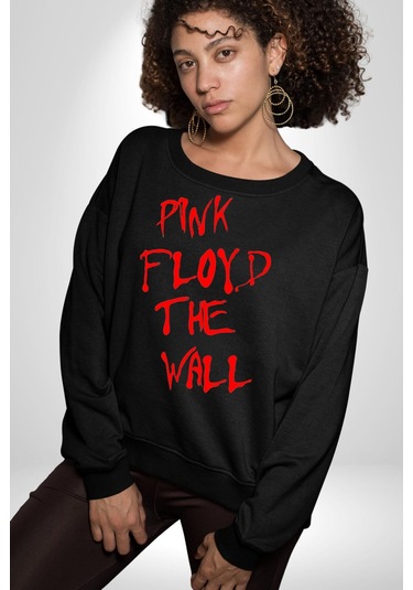 Pink Floyd The Wall Unisex Siyah Sweatshirt Siyah