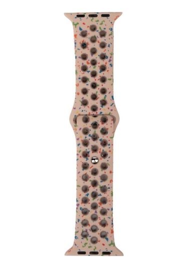 Watch 44mm Krd-02 Yeni Seri Suya Dayanıklı Delikli Renkli Silikon Kordon