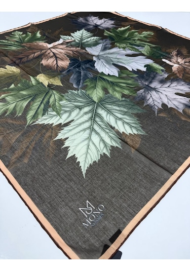 Mono Scarfs Soft Pamuk Eşarp-06109 Acı Kahve