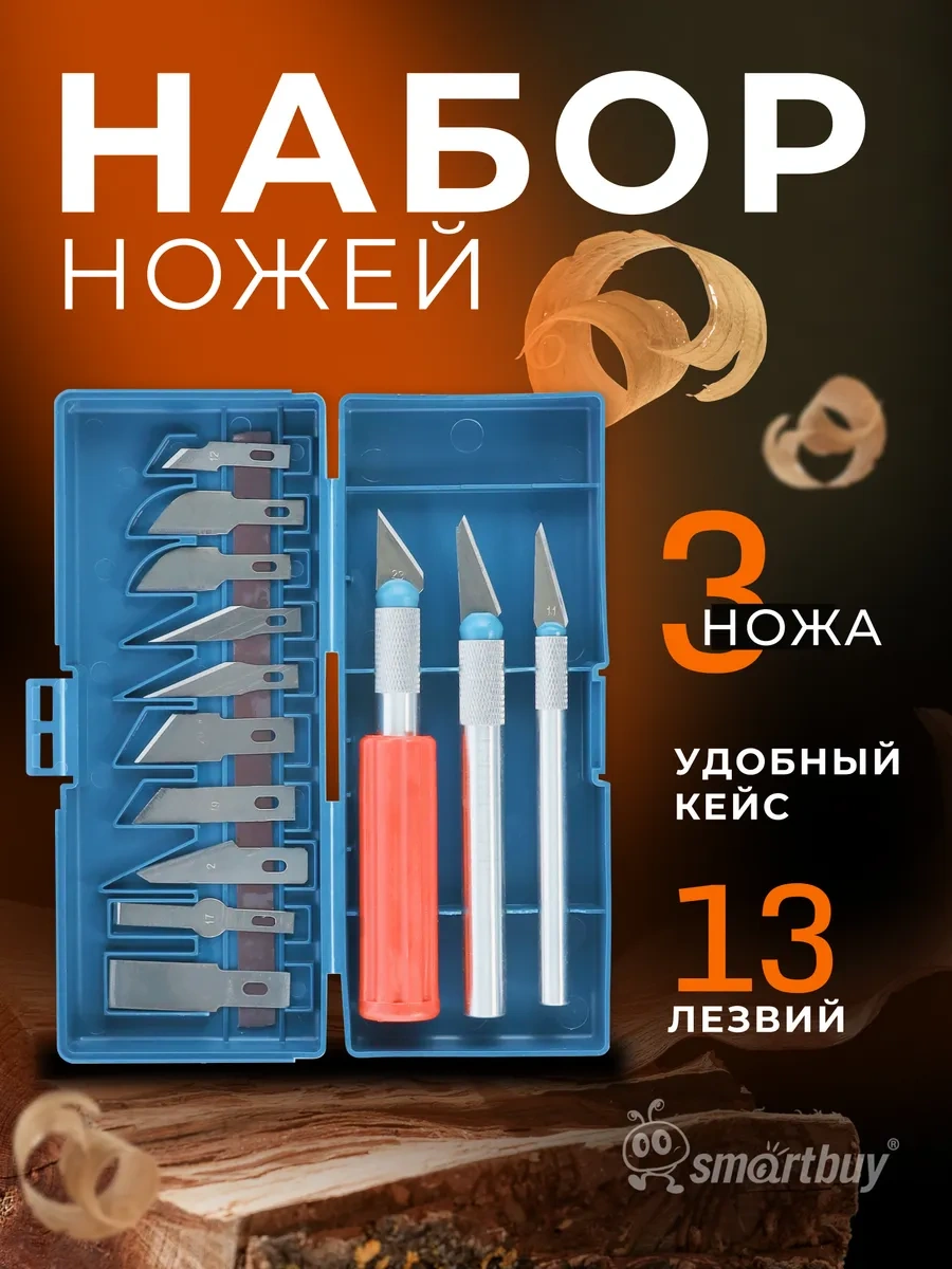 Smartbuy Ahşap Oyma İçin Bıçak/karot Seti 214987049