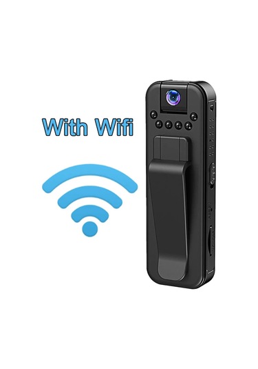 Wifi İle 1080p Vücut Mini Kamera Taşınabilir Küçük Dijital Video Kaydedici With Wifi Camera Only Camera With Wifi Camera