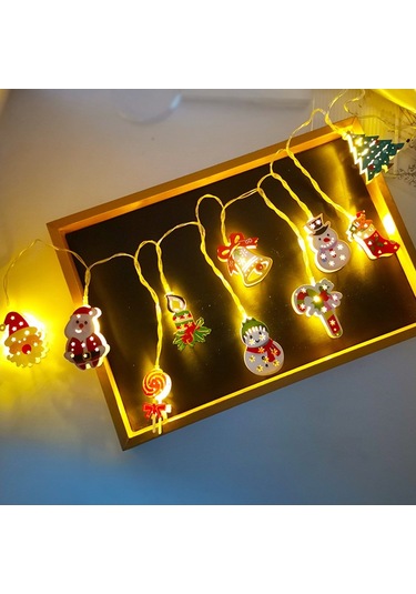 Soulader 6 Metre Uzunluğunda 40 Işıklı Dekoratif Aydınlatma Şeridi, Noel Ağacı Ve İç Mekan Süslemeleri İçin Beyaz