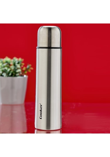 0.5lt Krom Termos Paslanmaz Çelik - Sızdırmaz Kapak Bardak
