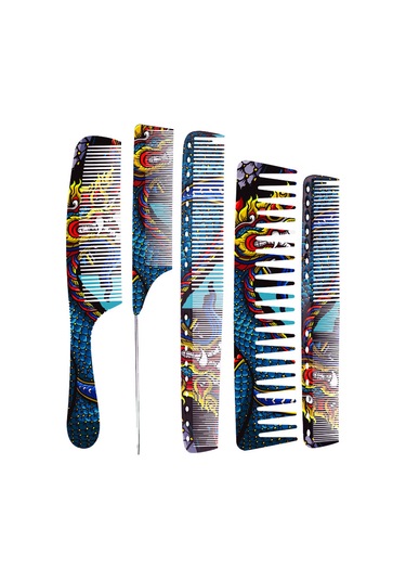 Qingmipy Erkek Ve Kadınlar İçin Profesyonel Saç Kesim Tarağı - Ll04 Çift Yüzeyli Kısa Saç Şekillendirme Aracı