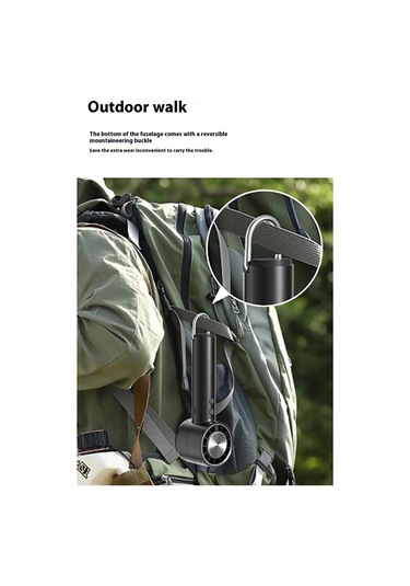 Taşınabilir Yüksek Hızlı Usb Şarj Edilebilir Turbo Fanlı Taşınabilir Soğutma Fanı Buz Sıkıştırmalı Soğutma Tasarımı - Siyah Siyah