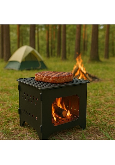 Alevra Mini Kamp Sobası ,mangal ,ateş Cukuru Diğer