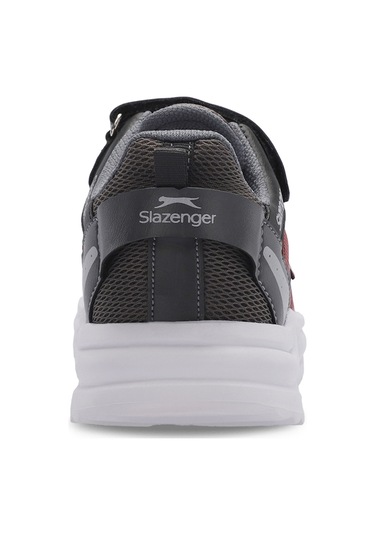 Slazenger KLAN IN Çocuk Cırt Cırtlı Koyu Gri Günlük Spor Ayakkabısı