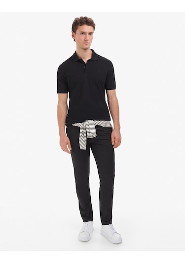 Pierre Cardin Erkek Siyah Tişört Basic 50325312-vr046