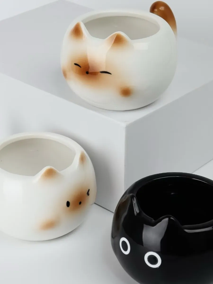 Kedi Figürlü Kupa 444209204 Beyaz