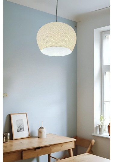 Rustik İskandinav Serisi Beton Görünümlü Tekli Avize Sarkıt Çevre Dostu Avize Salon Mutfak Çok Renkli