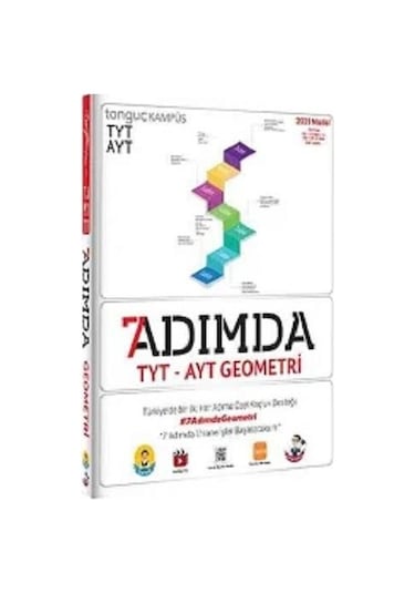 2022 Tonguç Tyt - Ayt 7 Adımda Geometri Soru Bankası