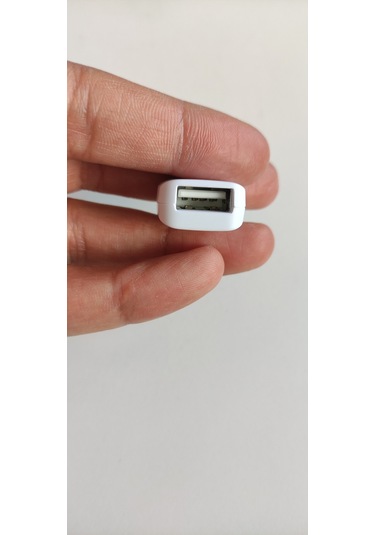 Samsung Uyumlu Typc-e To Usb Otg Dönüştürücü Beyaz Gh96-12489a