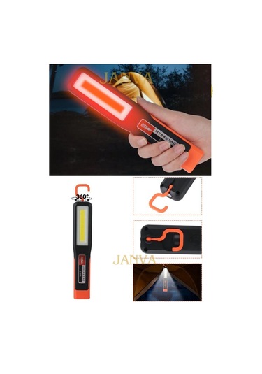 Pasajdanal Profesyonel Acil Durum Tamirci Feneri Mıknatıslı Şarjlı Sarı