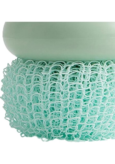 Magideal Suntek Mutfak Dayanıklı Bulaşık Temizleme Topu Yeşil - 7 x 7 x 8 CM Yeşil