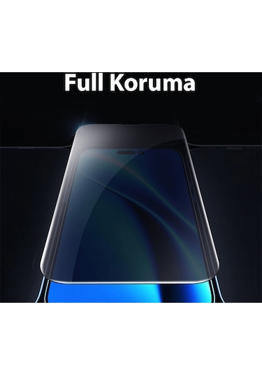 Baseus Crystalline Apple iPhone 15 Pro Max Uyumlu Privacy Cam Ekran Koruyucu