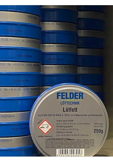 LÖTFETT FELDER LÖTTECHNIK LEHİM PASTASI 250gr