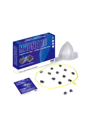Manyetik Satranç Oyunu Seti, 20 Taş, Aile Oyunu,d