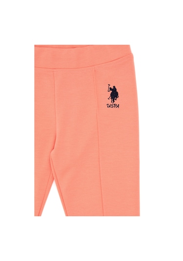 U.s. Polo Assn. Kız Çocuk Somon Tayt 50296923-vr047 Somon